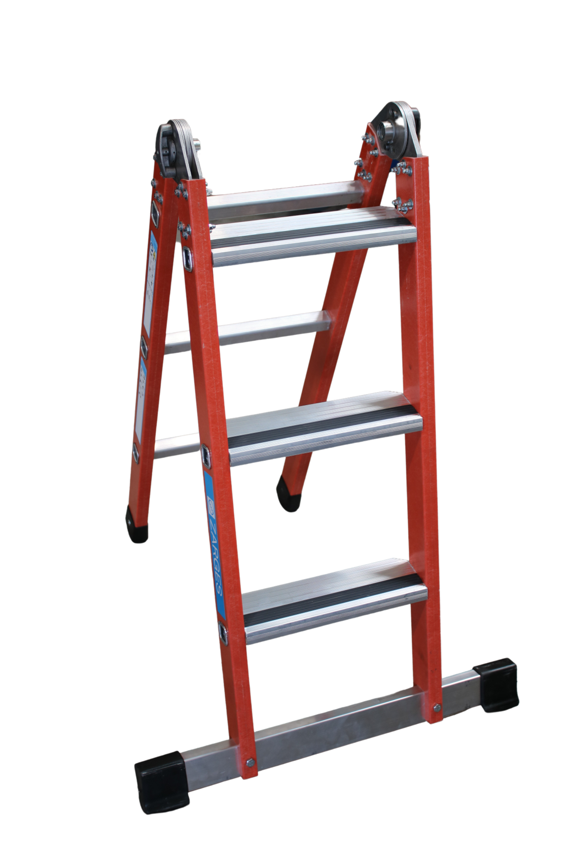 Dual purpose ladder for fitters, type M, step/rung version